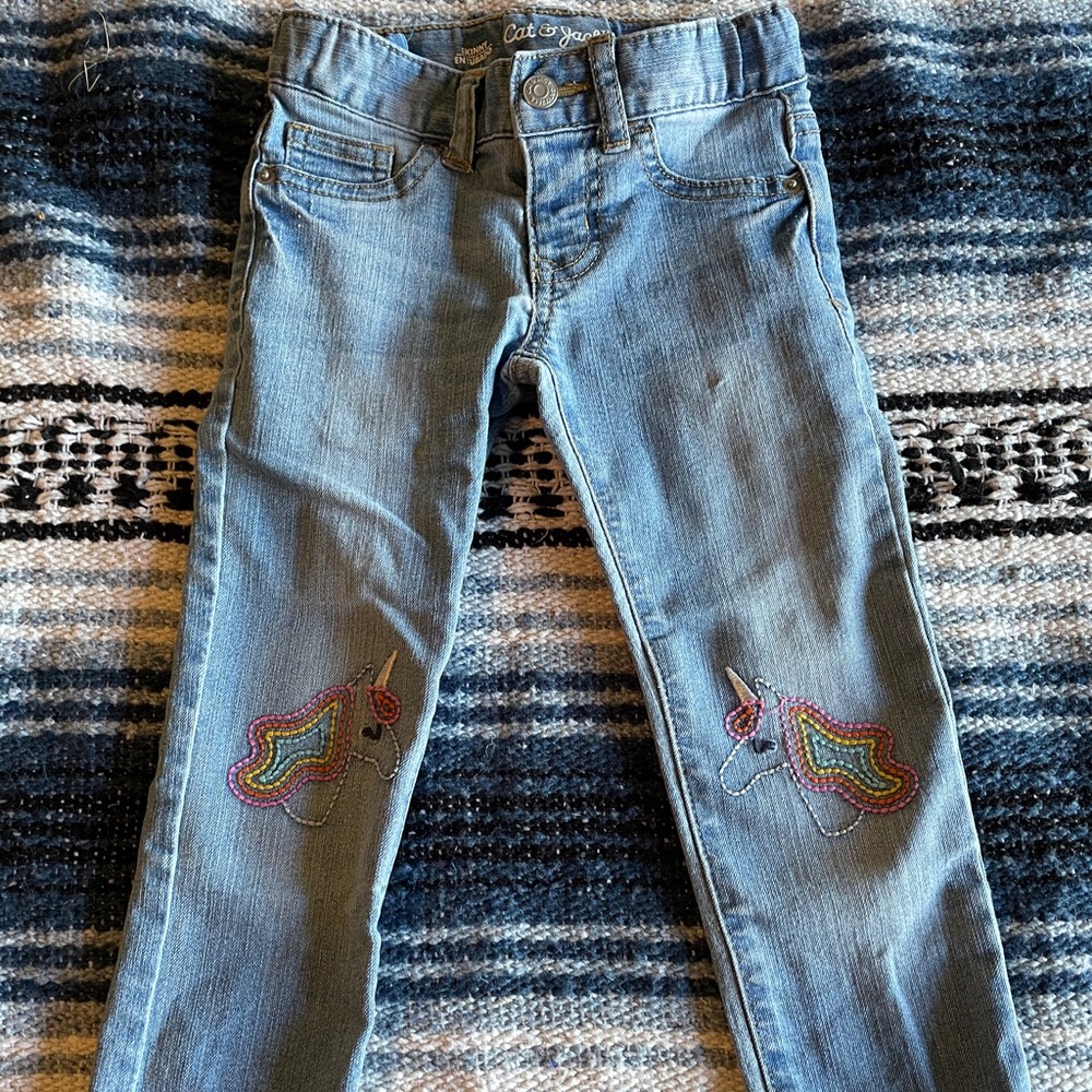 4T Cat & Jack Unicorn Jeans